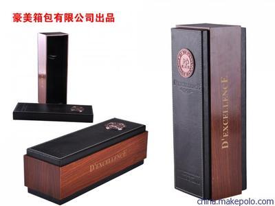 【供應豪美單只木盒葡萄酒木盒禮盒,廠家定做,來樣加工】價格,廠家,圖片,木盒,義烏市豪美箱包-