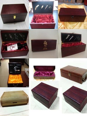 木盒廠家供應紅酒包裝 仿紅木葡萄酒盒的專業之選